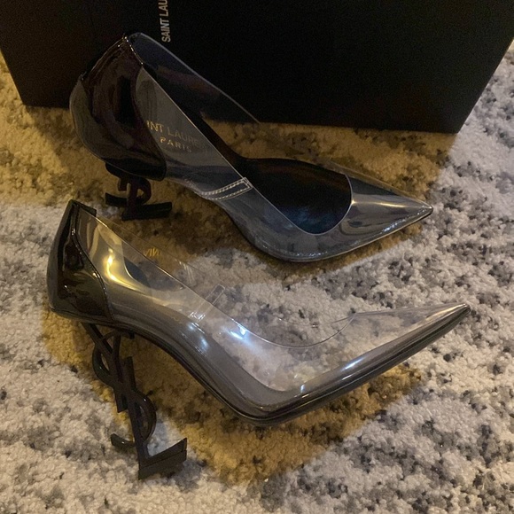 Saint Laurent Patent Calfskin PVC Opyum Black - Picture 12 of 16